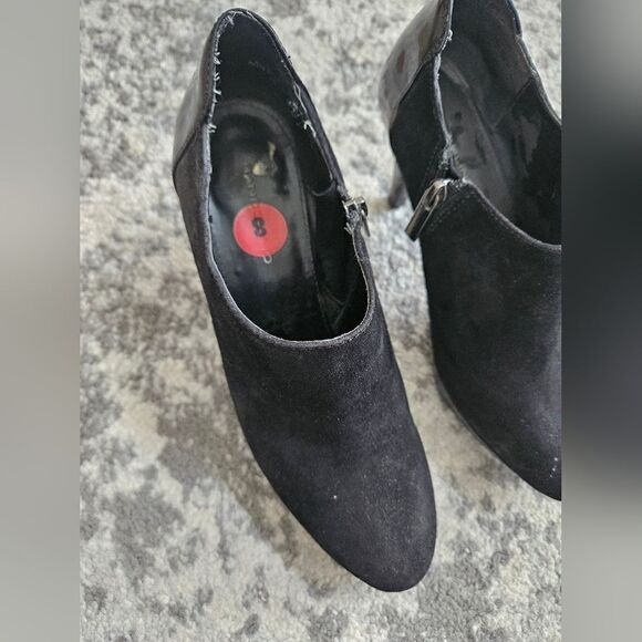 🎁Patent and suede leather bootie - Picture 5 of 5